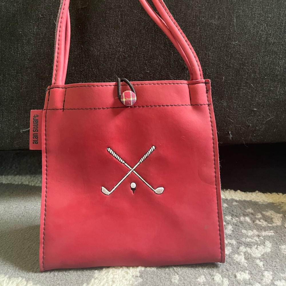 Alan Stuart golf embroidered bag